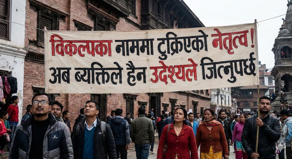 विकल्पका नाममा टुक्रिएको नेतृत्व ! अब ब्यक्तिले हैन उदेश्यले जित्नुपर्छ